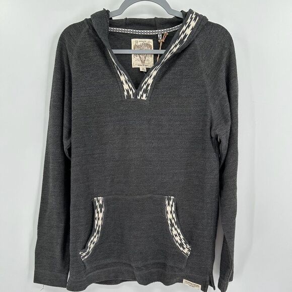 Third & Army Pullover Long Sleeve Hoodie Sweatshirt Grey NWT Large - Picture 1 of 9